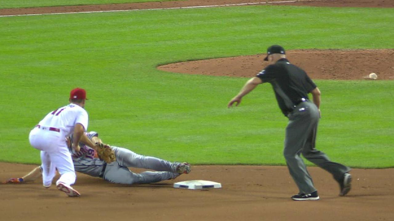 DeJong nabs Bruce at second