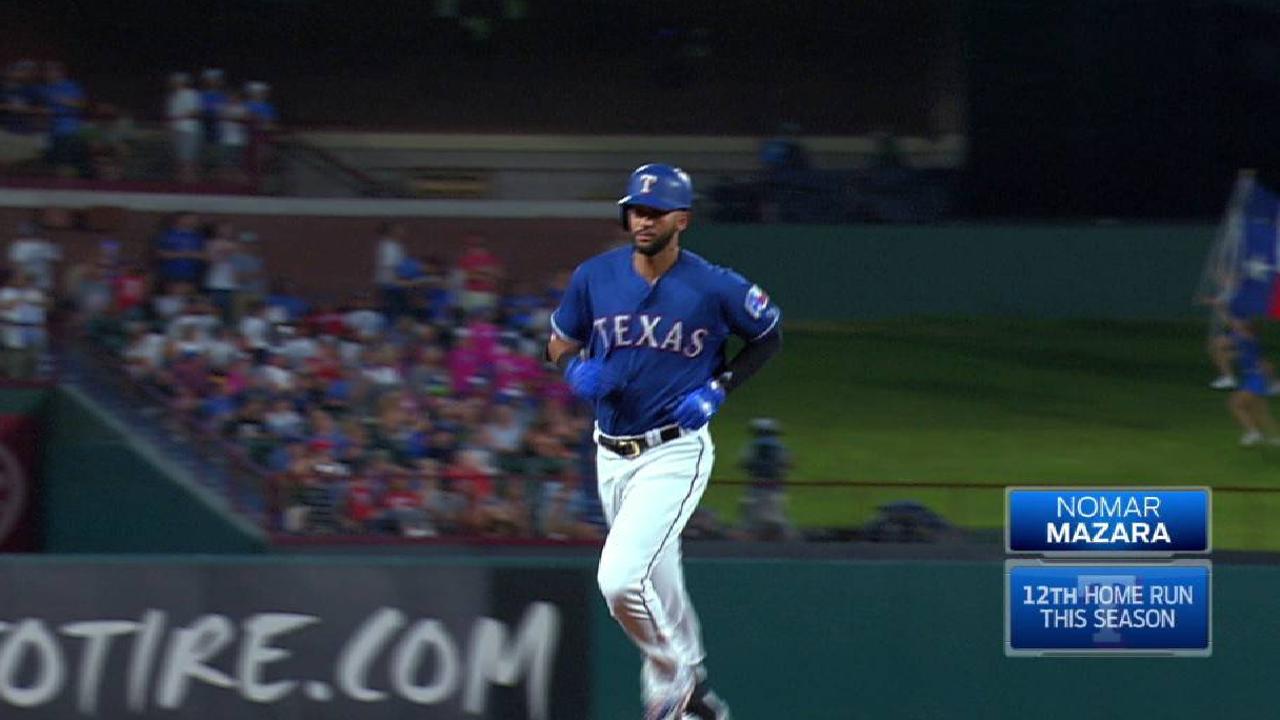 Mazara's two-run home run