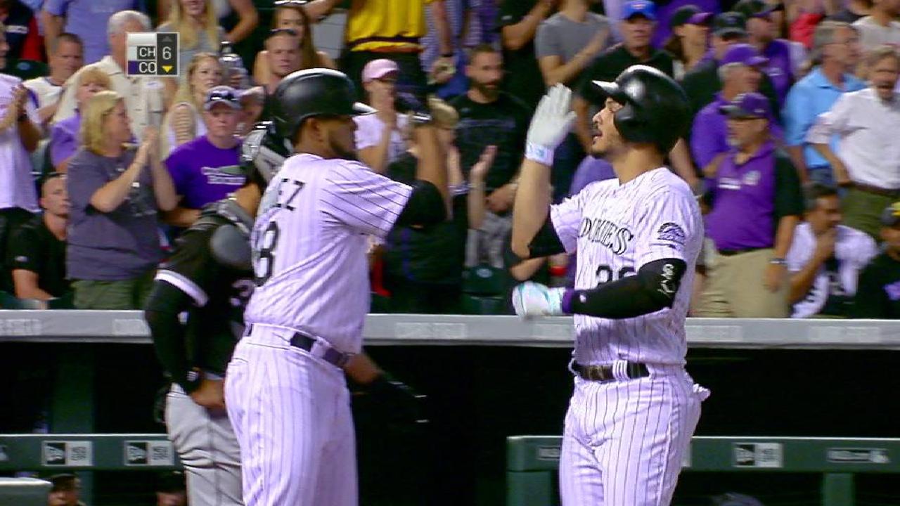 Rockies ganan y sacuden a los White Sox con tres cuadrangulares