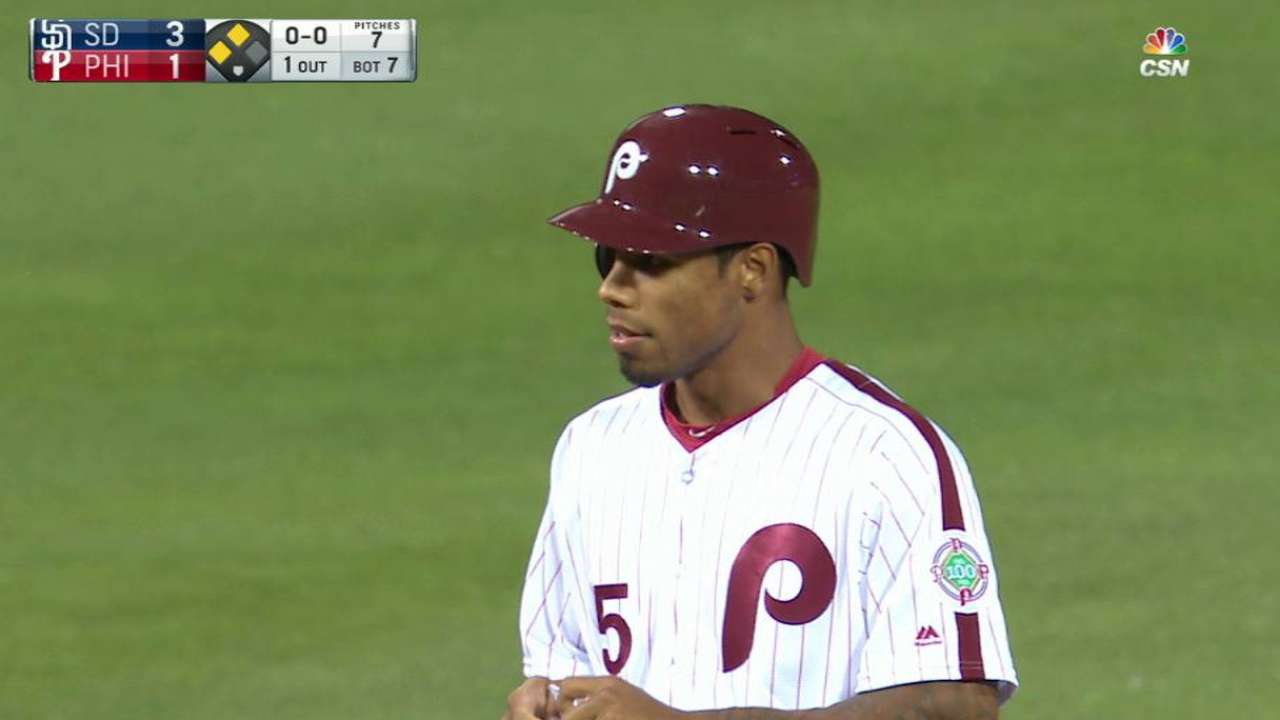 Williams' pinch-hit double