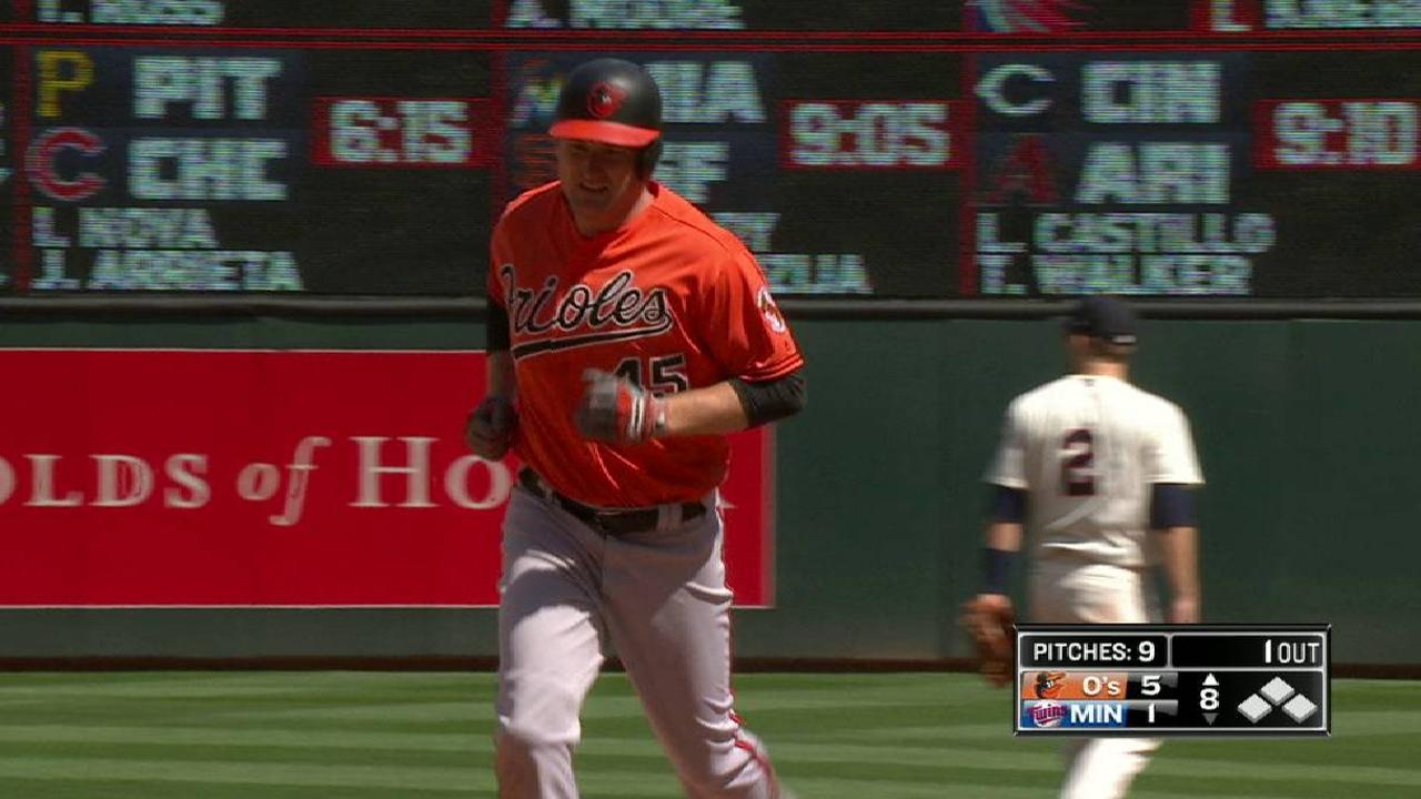 Trumbo's solo homer