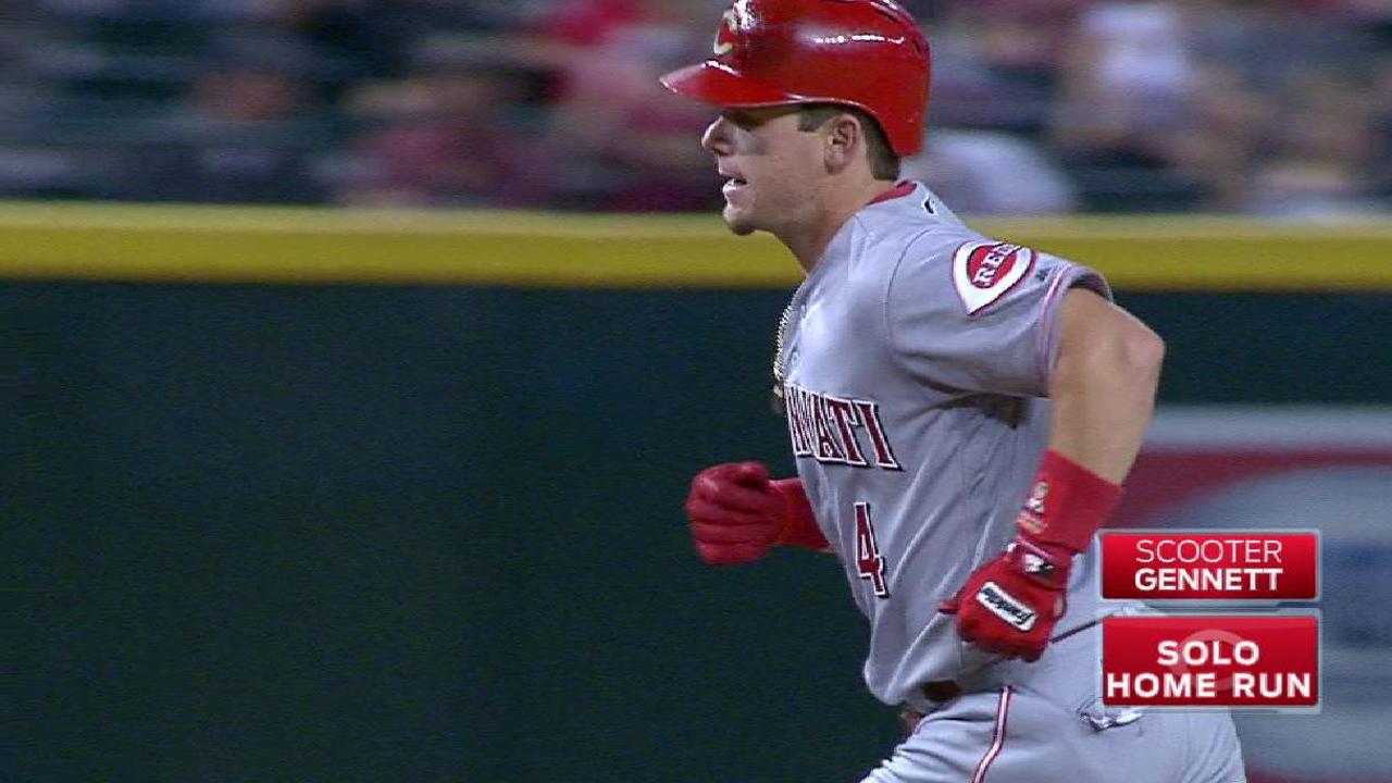 Gennett's solo home run