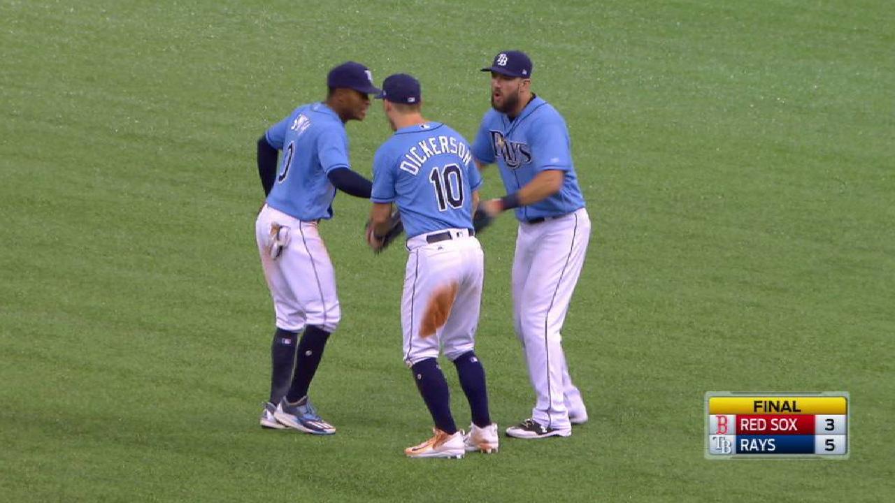 Jonrón de Miller en la 8va define triunfo de Rays vs. Medias Rojas