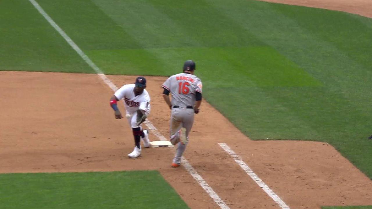 Sano makes a great play