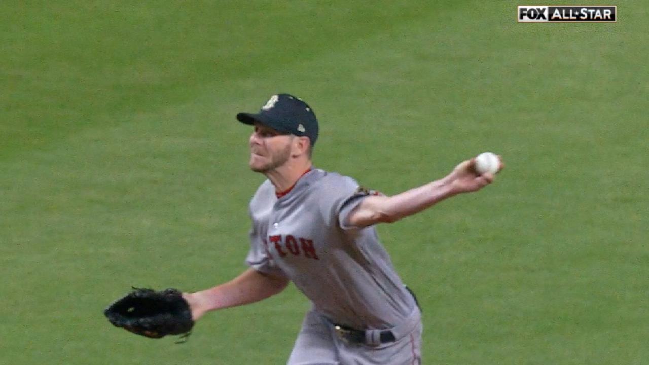 Sale whiffs Stanton in 1st