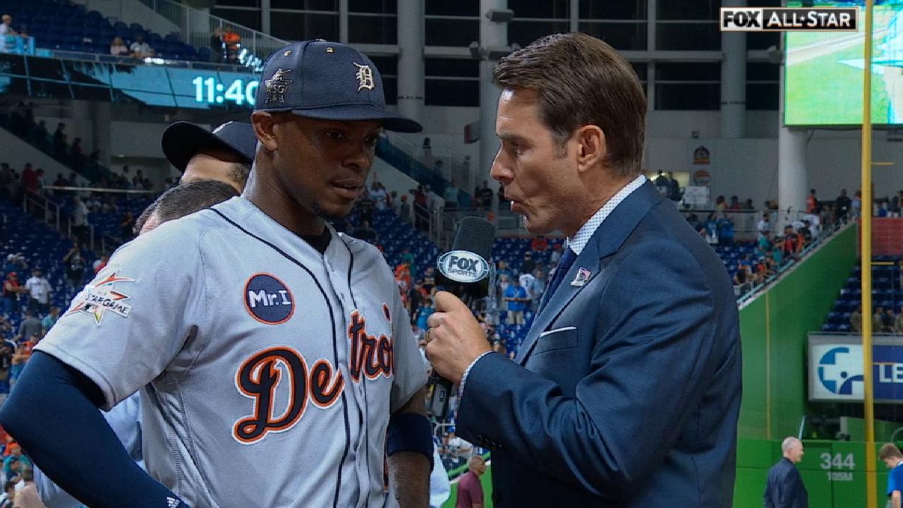 Upton on his clutch grab