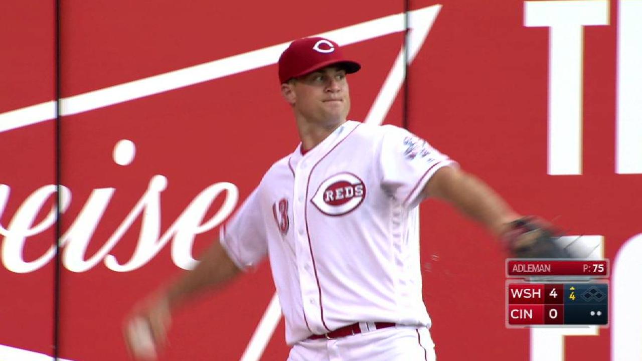 Schebler comes up big on defensive end