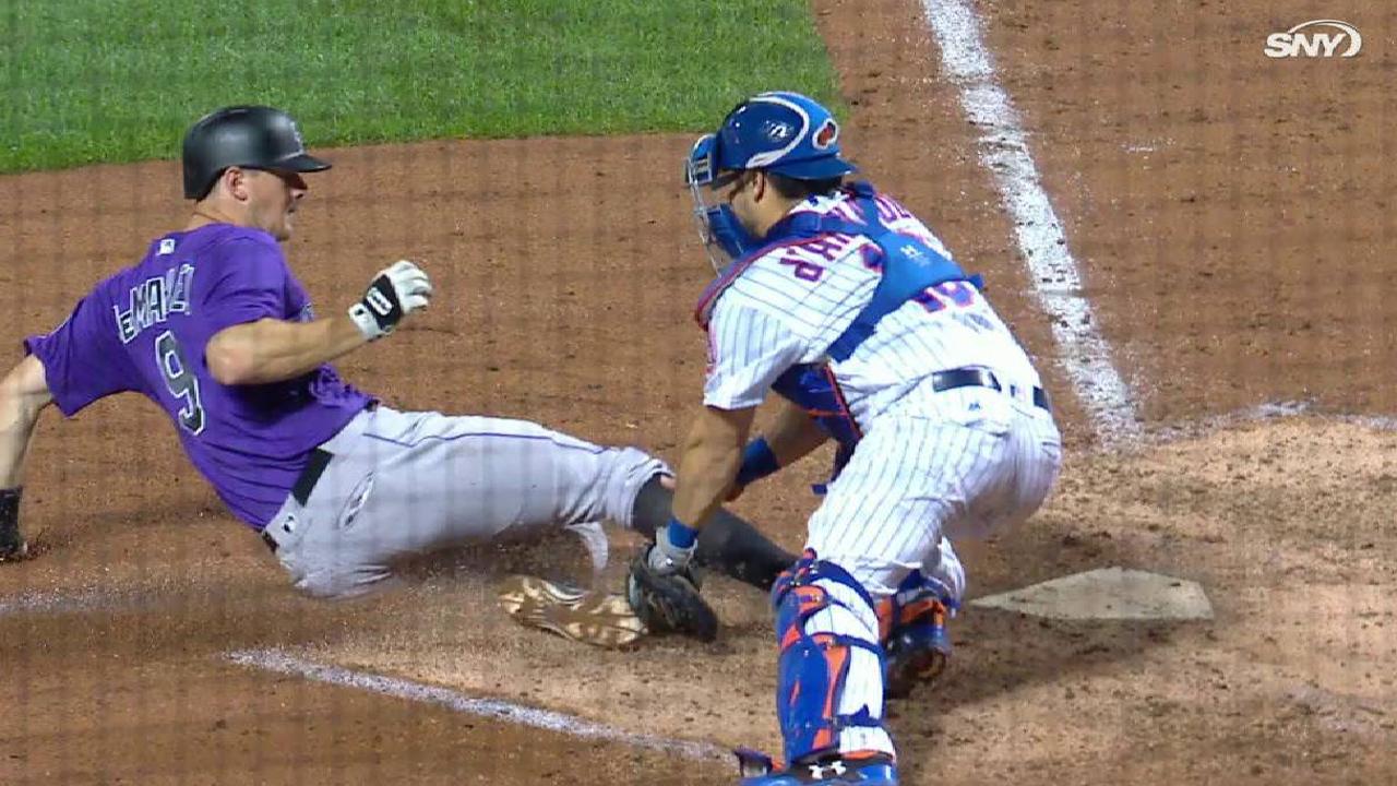 Cespedes gets LeMahieu at home