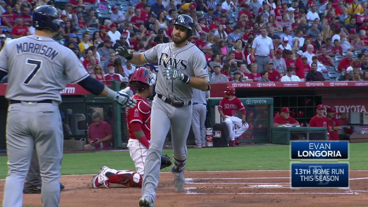 Longoria's solo home run