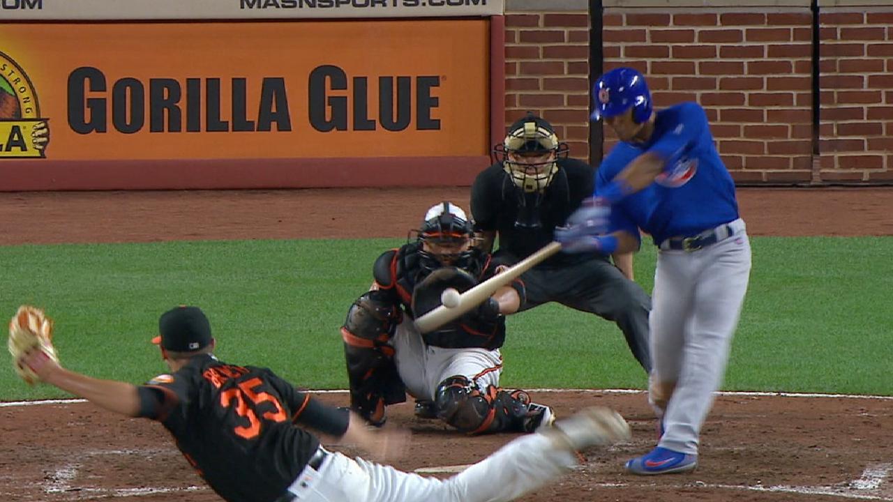 Russell's go-ahead solo homer