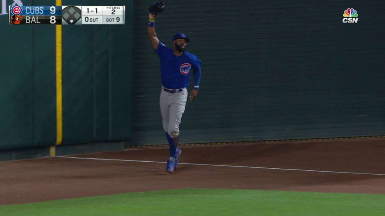 Heyward's amazing catch