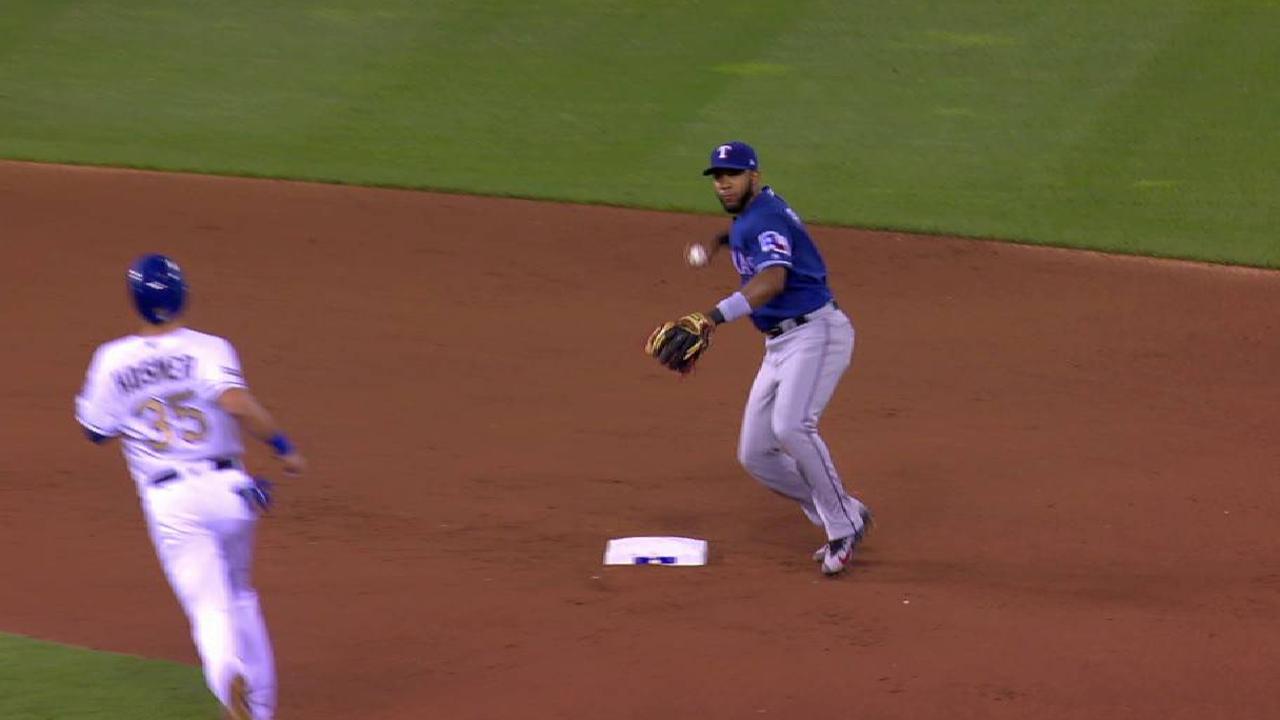 Odor starts nice double play
