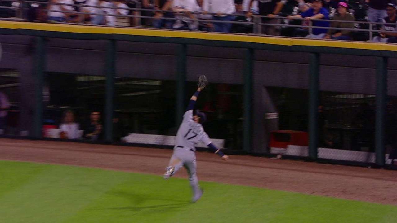 Haniger's amazing running grab