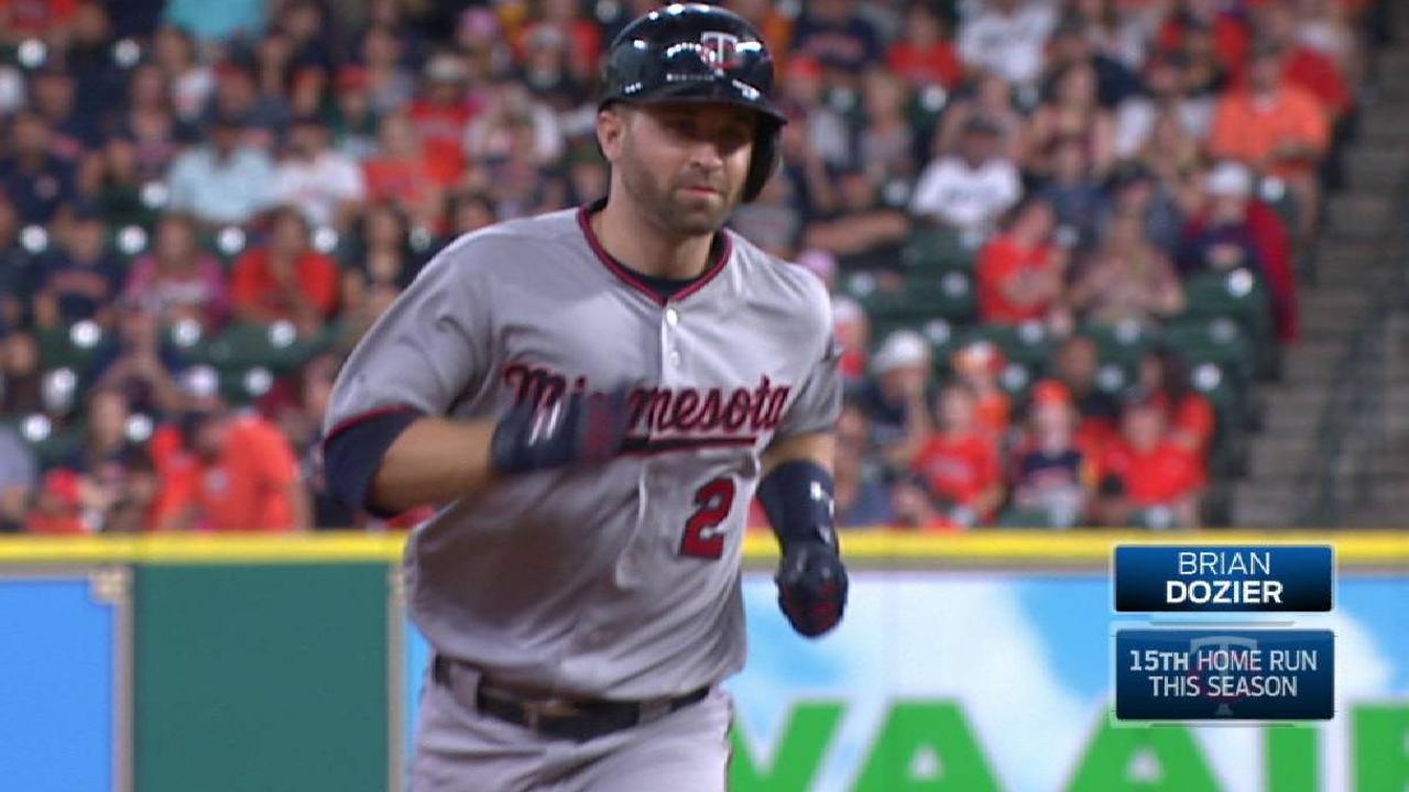 Dozier's leadoff home run