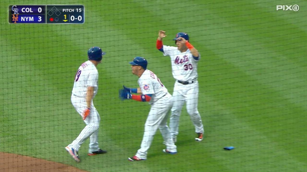 Bruce's three-run home run
