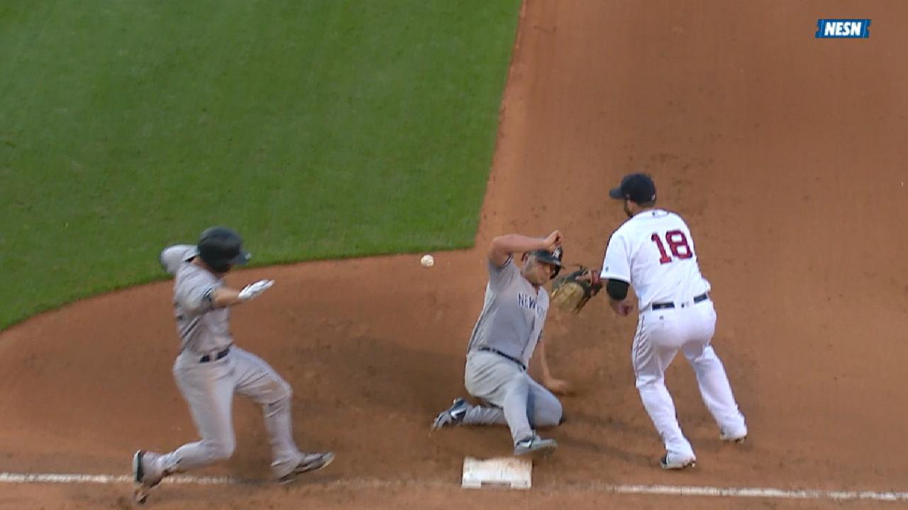 Ellsbury ruled safe after review