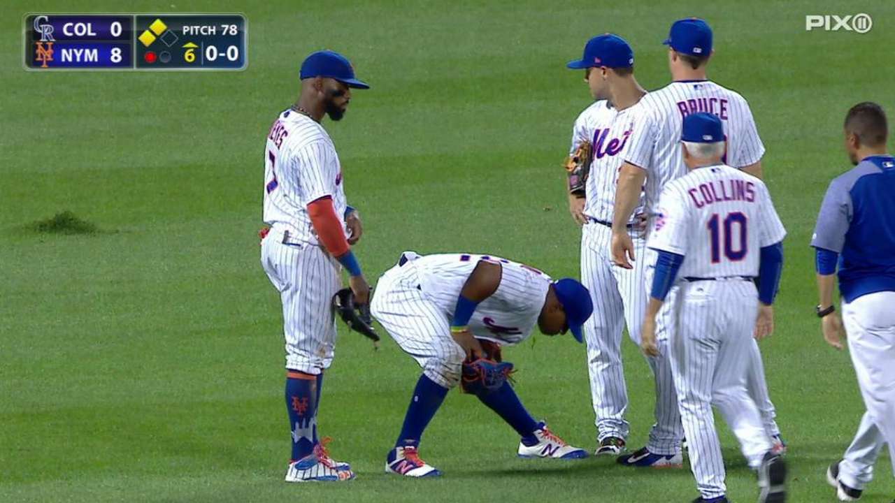 Cespedes exits game early