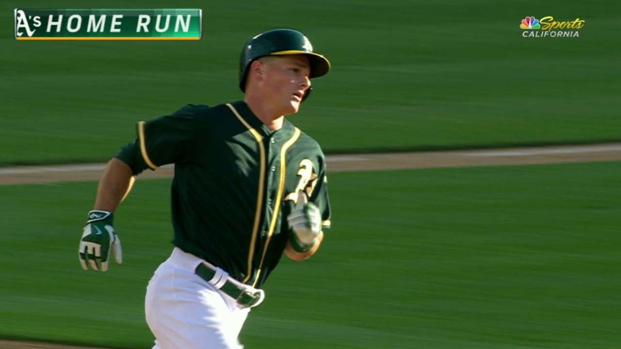 Chapman's first career homer
