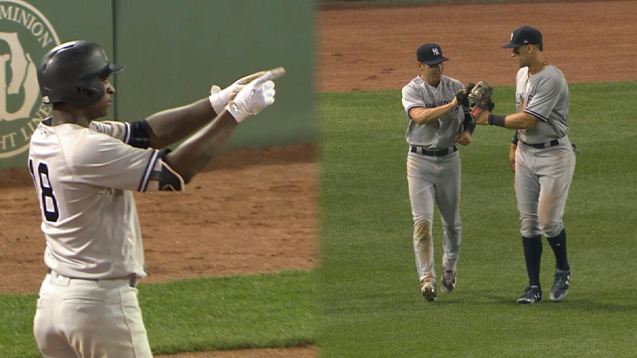 Yankees tie it off Kimbrel, beat Sox in 16th