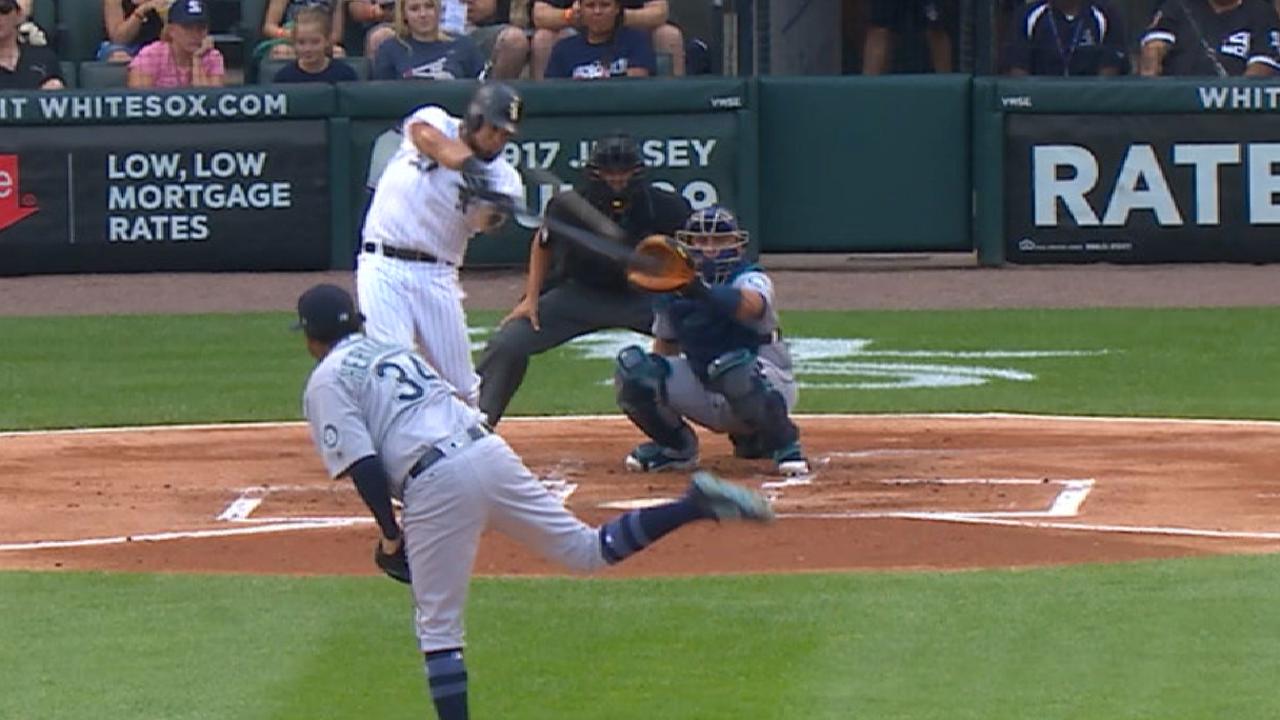 Melky (4-for-5) puts bat, arm on display