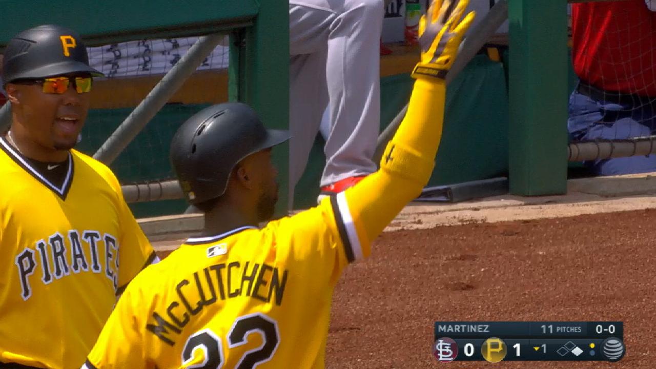 Cutch's RBI single off bag