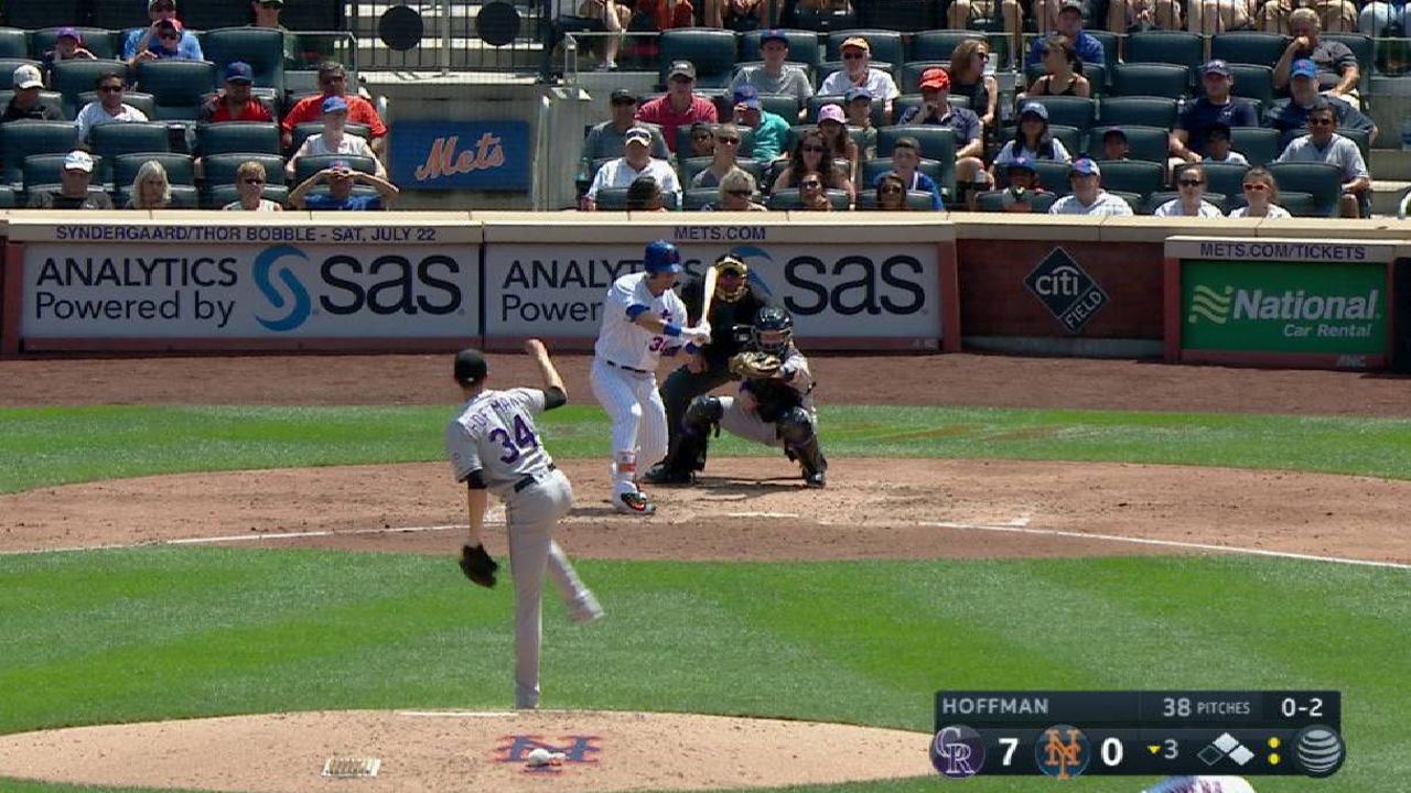 Hoffman gets Conforto looking