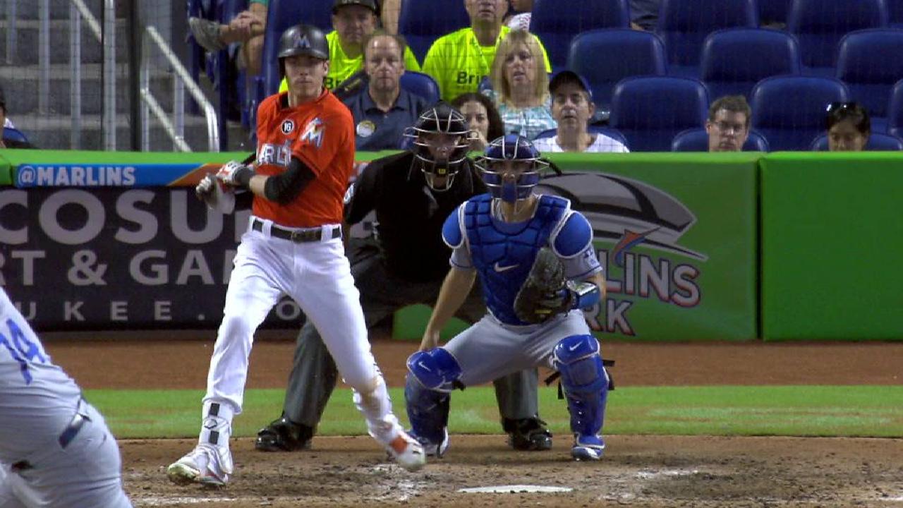 Yelich's RBI single