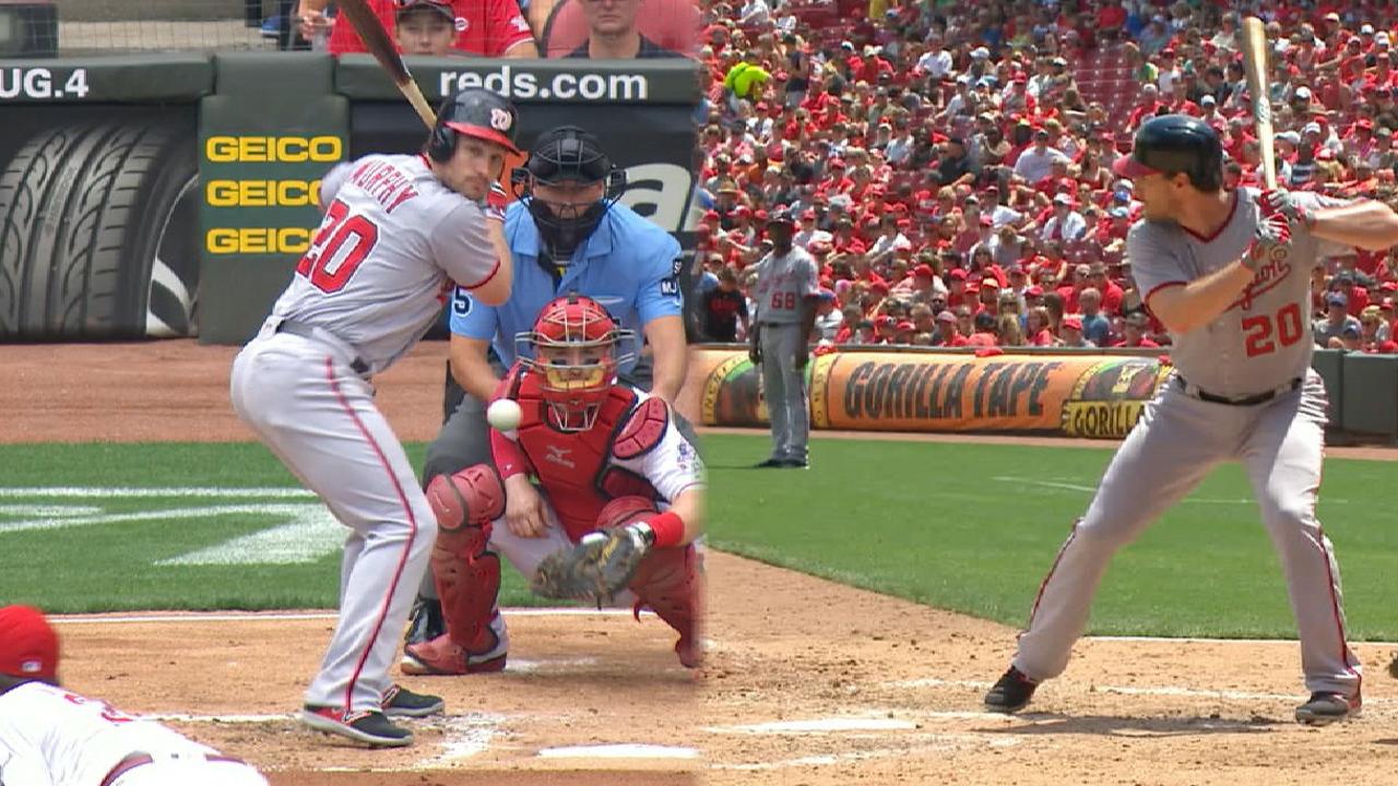Murphy throws hat in two-homer ring