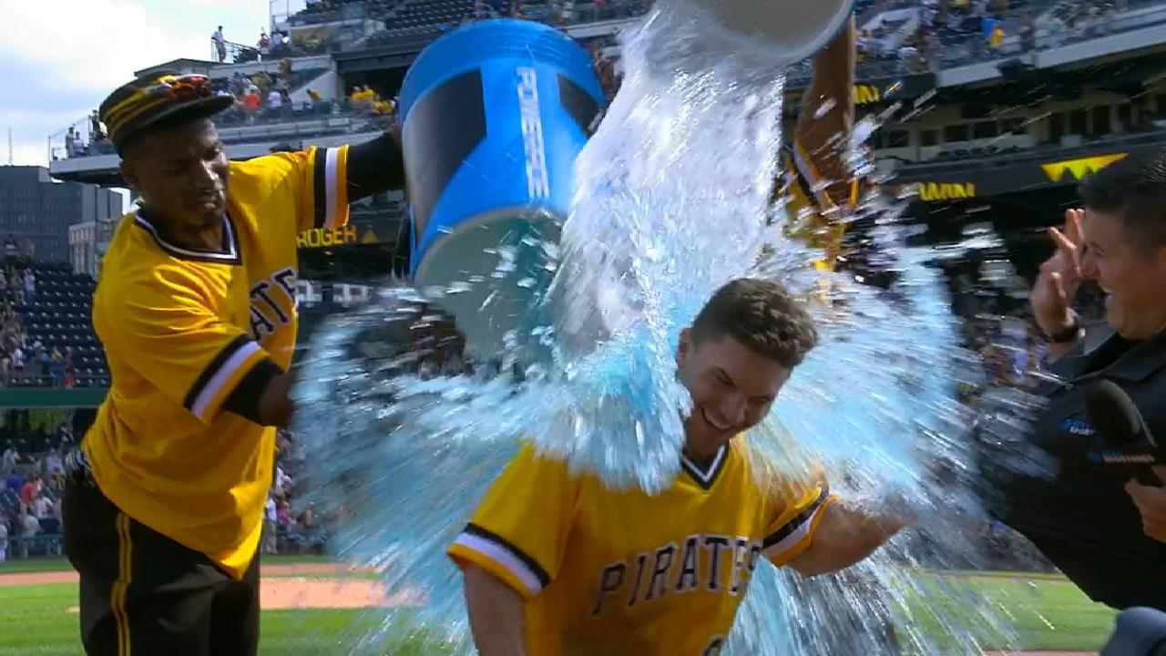 Frazier on his walk-off hit