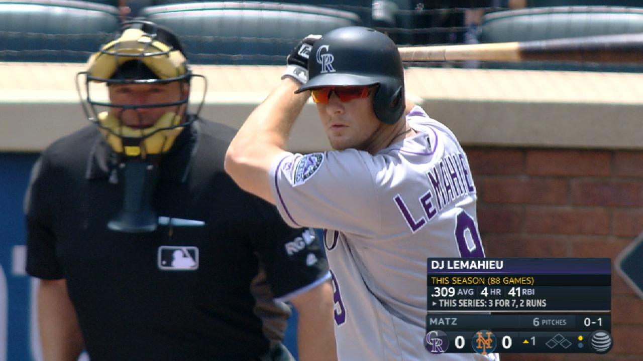 LeMahieu's big day at the plate
