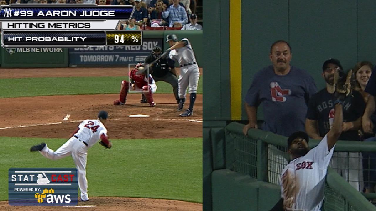 Statcast: Bradley Jr. robs Judge