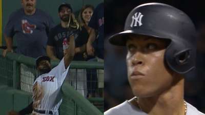 Jackie Bradley, Jr. made the darndest catch last night against the Yankees Jackie Bradley, Jr. made the darndest catch last night against the Yankees