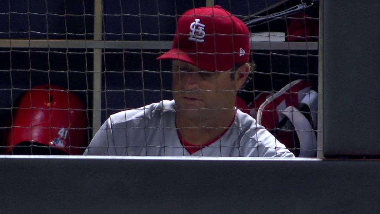 Siegrist fans the side