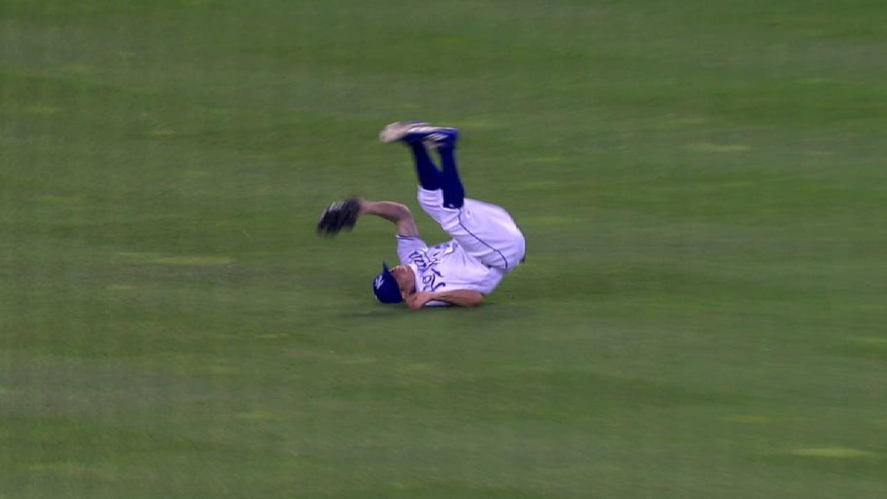 Royals recall Burns, option Soler to Triple-A
