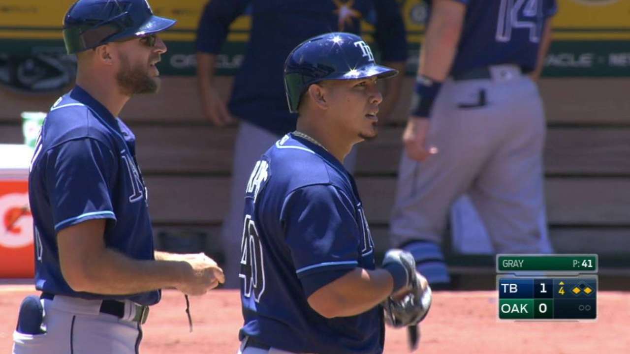Rays no logaron completar la barrida ante Atléticos