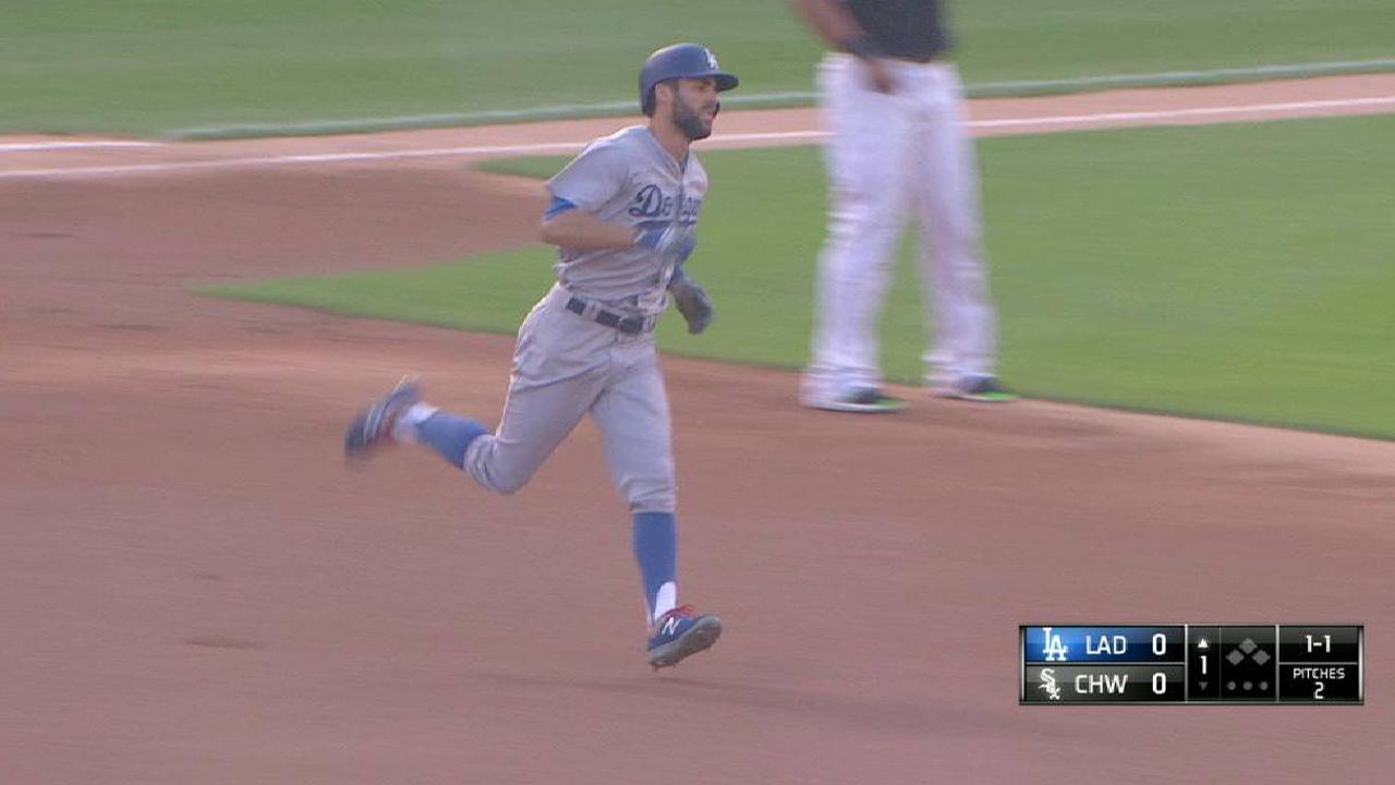 Taylor's leadoff home run