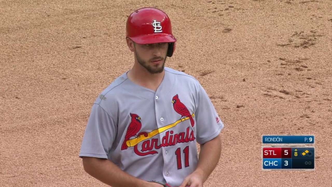 Cardenales estallan en la 8va entrada para cortar la racha de Cubs