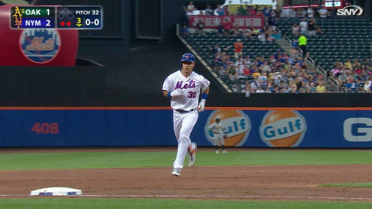 Conforto pega par de bambinazos y Mets frenaron a Atléticos