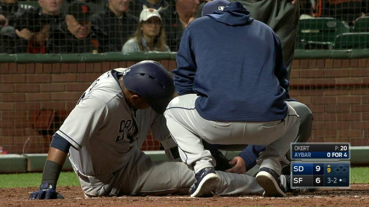 Erick Aybar pasa a lista de lesionados de los Padres