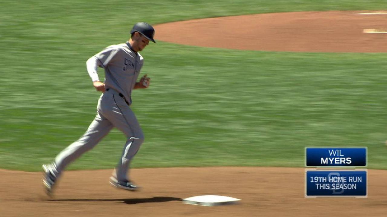 Myers' solo homer