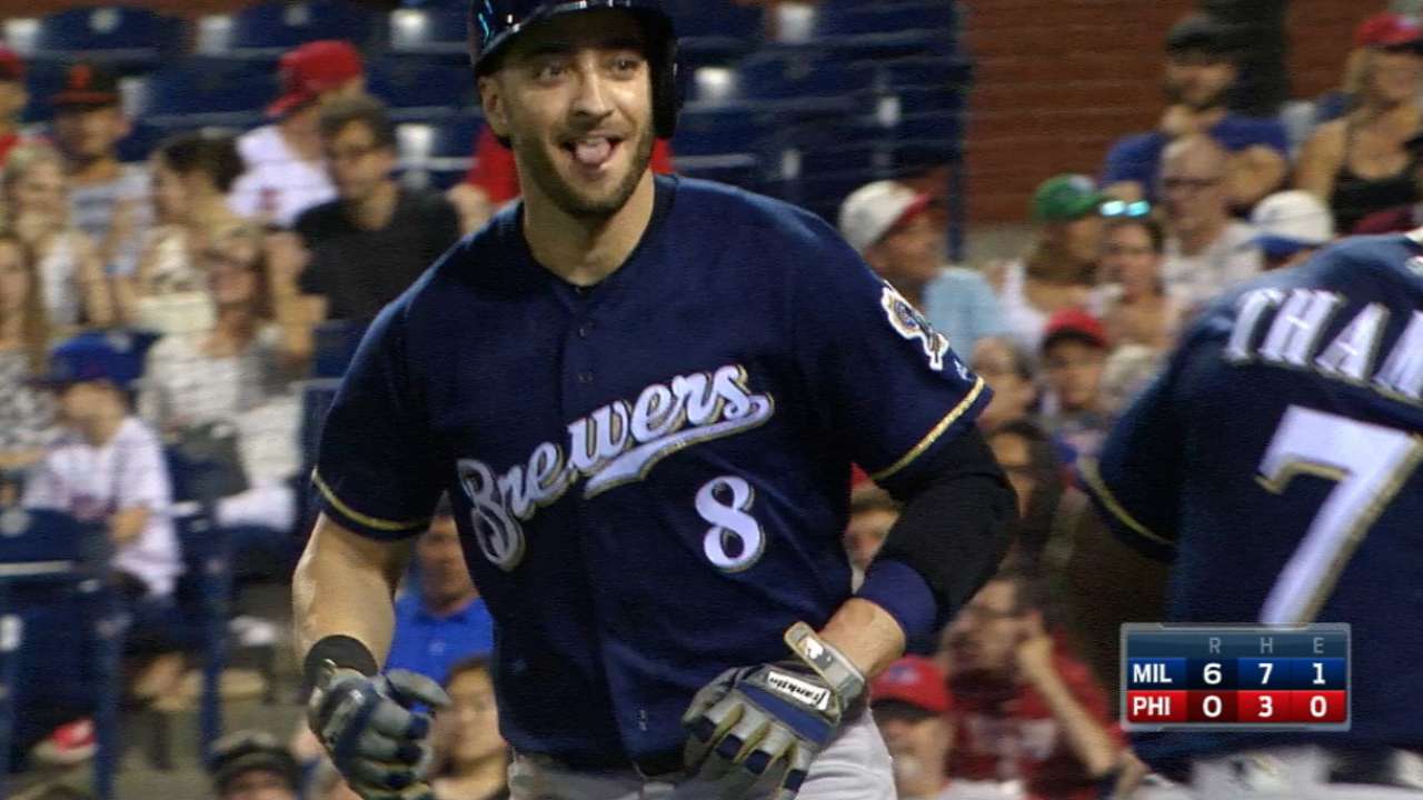 Braun dominates the Phillies