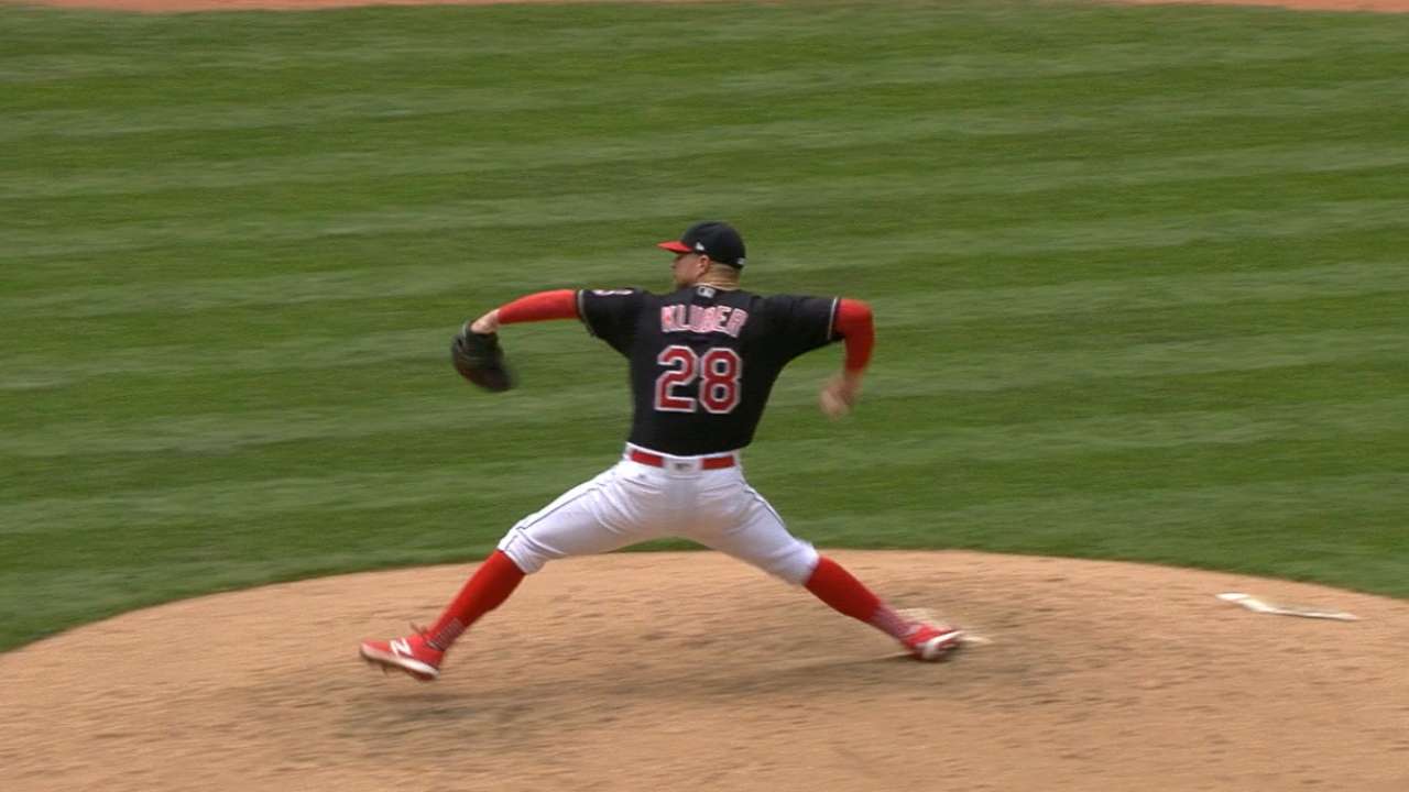 Kluber's 14-K gem helps Indians sweep Jays