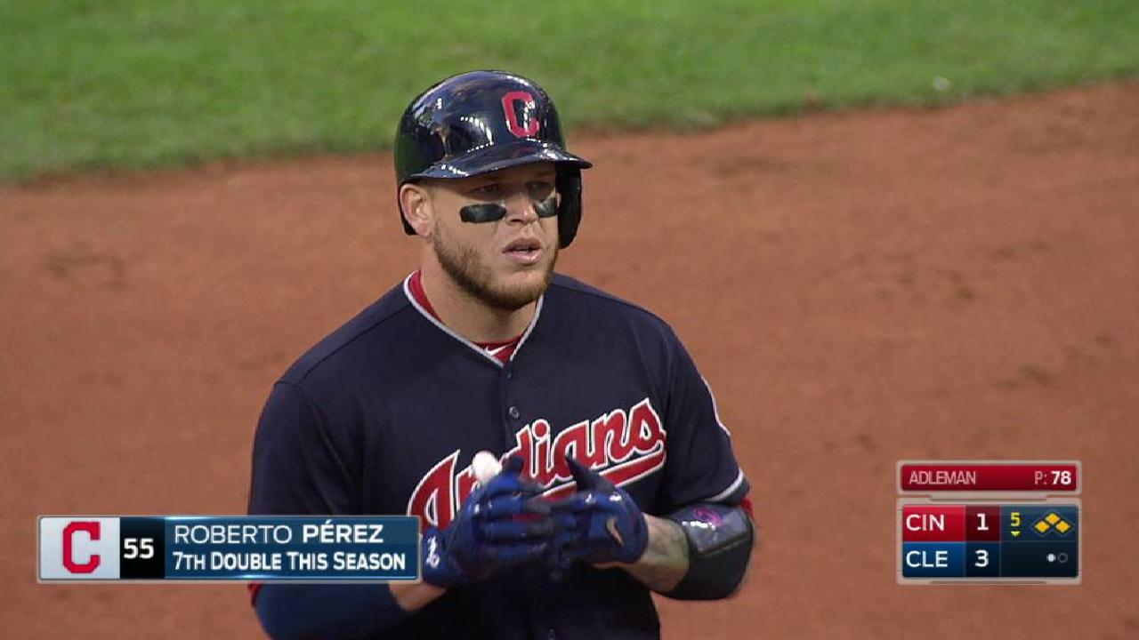 Perez's RBI double