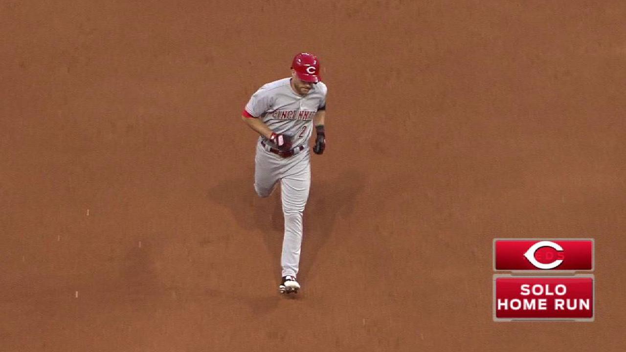 Cozart's solo homer to left