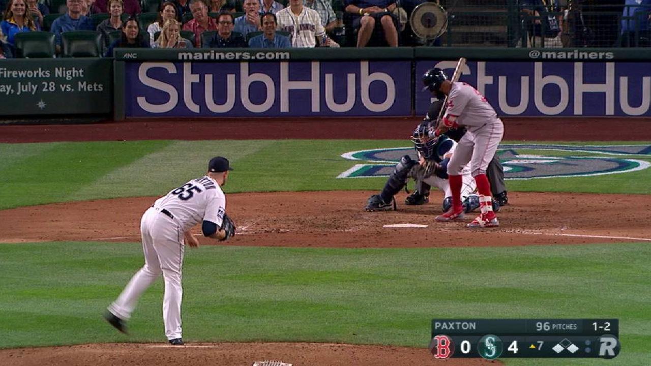 Paxton y los Marineros pintan de blanco a Medias Rojas