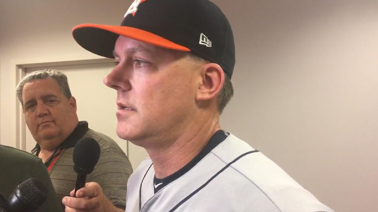 Hinch on 13-4 win over Phillies