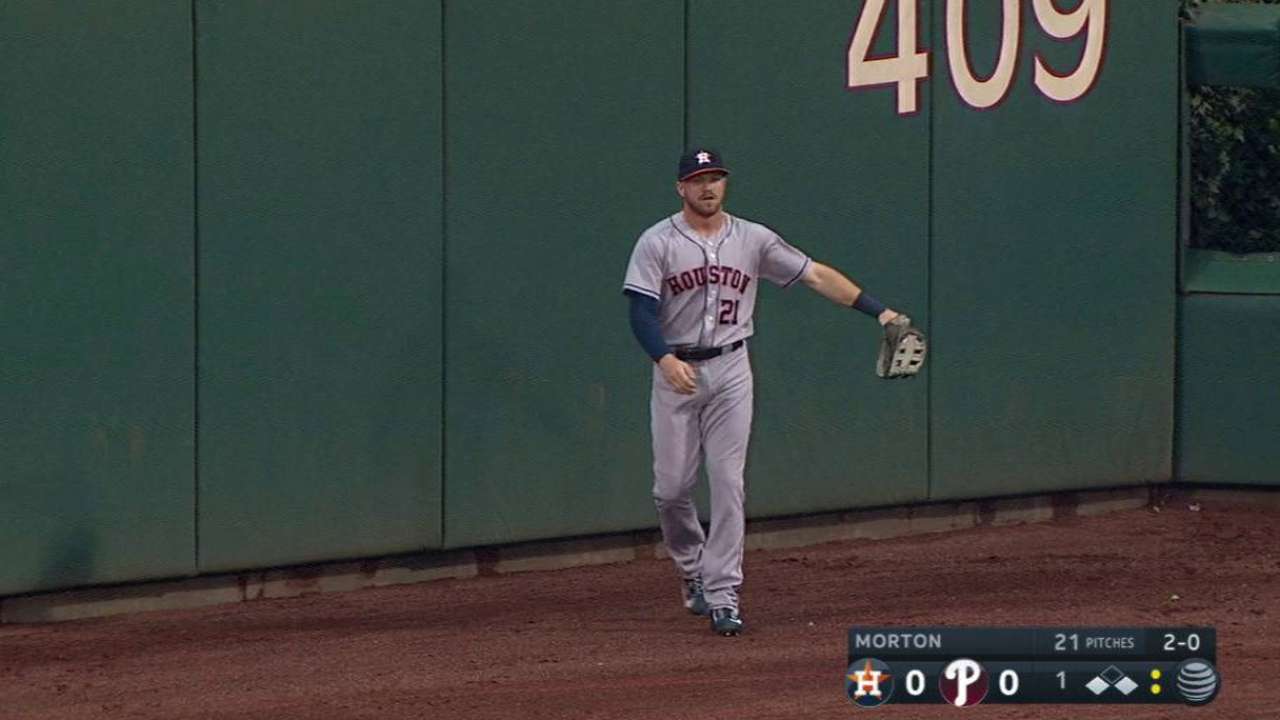 Fisher's running catch