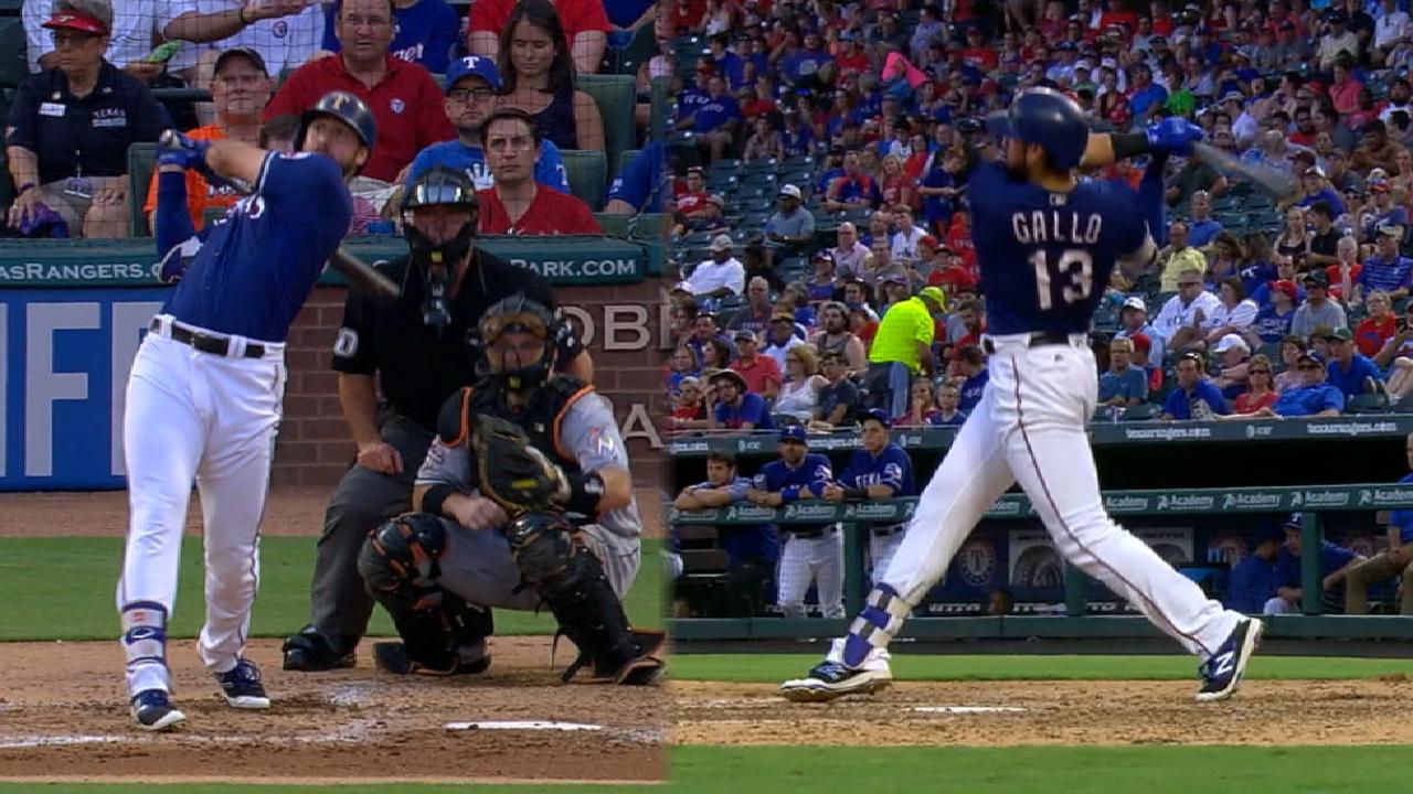 Gallo's two-homer night