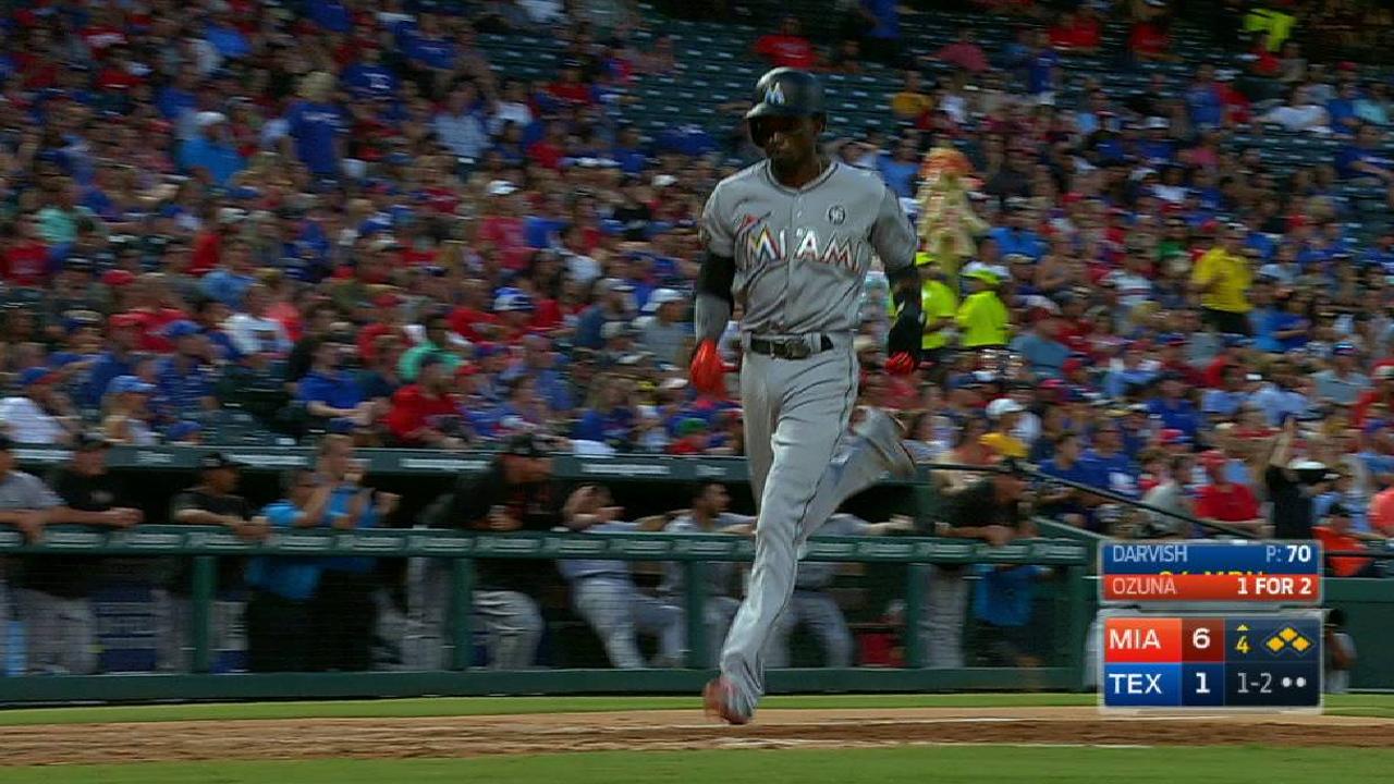 Marlins no tuvieron piedad contra Darvish y aplastaron a Rangers