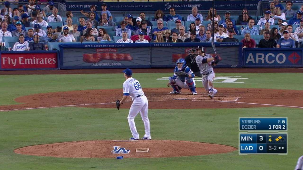 Dozier's two-run double